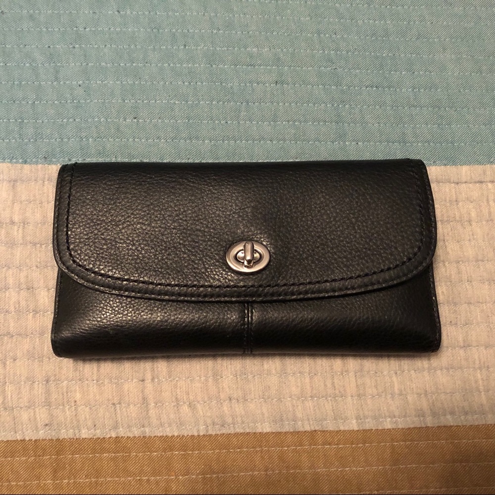Black Coach Wallet